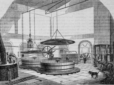 Lavoir de la rue de Sevres, Edmond Texier 'den Masa de Paris, Yayıncı Paulin ve Le Chavalier 1853