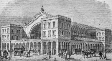 Strasbourg 'daki Paris Demiryolu, Edmond Texier' in Paris tablosu, Yayıncı Paulin ve Le Chavalier 1853