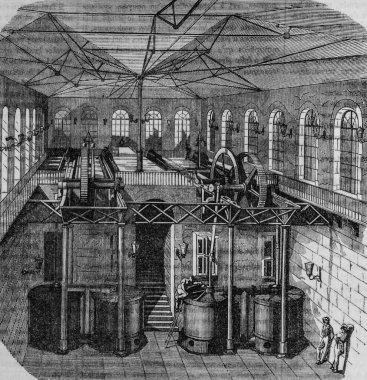Atmosferik demiryolu, Paris masası Edmond Texier, Yayıncı Paulin ve Le Chavalier 1853