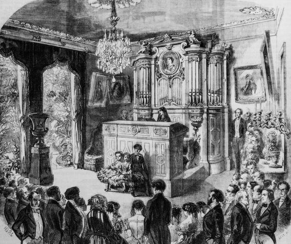 Mrs. Viardof Salon, Table de Paris by Edmond Texier, Publisher Paulin and Le Chavalier 1853