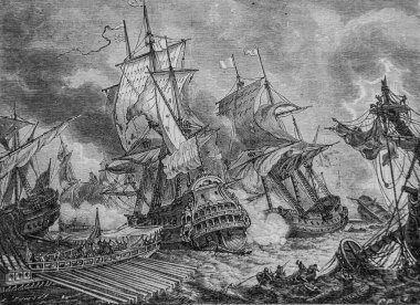 Palermo Deniz Savaşı, 1672-1792, Fransa Tarihi Henri Martin, Furne Yayımcısı 1850