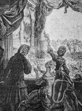 Francais Tiyatrosu 'nda Voltaire' in köşeleri, 1672-1792 Fransa Tarihi Henri Martin, Editör Furne 1850