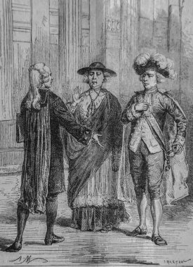 Üç Tarikat Kostümleri, 1672-1792, Fransa Tarihi Henri Martin, Editör Furne 1850