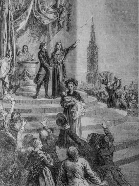 Strazburg 'daki La Federasyonu, 1672-1792, Henri Martin' in Fransa Tarihi, Editör Furne 1850