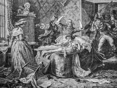 Maras 'ın Ölümü, 1792-1804, Fransa Tarihi Henri Martin, Editör Furne 1850