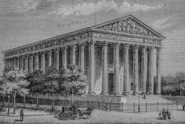 Madeleine Kilisesi, 1804-1832 Fransa Tarihi Henri Martin, Editör Furne 1880