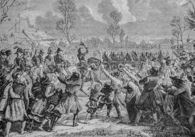 Fransa 'nın 1804-1832 tarihleri arasında Polonya' ya Fransız birliklerinin gelmesiyle halkın coşkusu Henri Martin tarafından yazıldı, editör Furne 1880