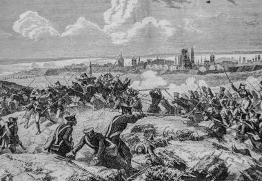 Dantzig Kuşatması, 1804-1832 Fransa Tarihi Henri Martin, Editör Furne 1880