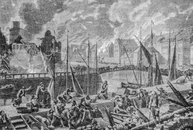 Kopenhag 'ın Bombalanması, 1804-1832 Fransa Tarihi Henri Martin, Editör Furne 1880