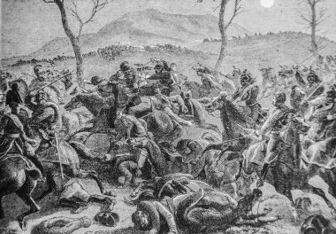 Eckmuhl Savaşı, 1804-1832 Fransa Tarihi Henri Martin, Editör Furne 1880