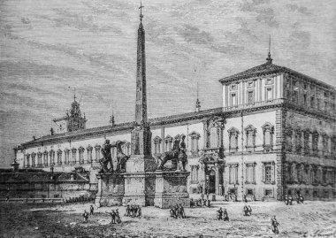 The Quirinal and the Fountain of Monte-Cavale, 1804-1832 Fransa Tarihi Henri Martin, Editör Furne 1880