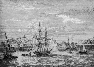 İle d 'Elbe' den Gidiş 28 Şubat 1815, 1804-1832 FRANSA TARİHİ Henri MARTIN, FURNE EDITOR 1880