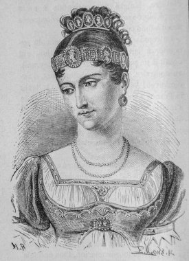 Pauline Bonaparte, 1804-1832 Fransa Tarihi Henri Martin, Editör Furne 1880