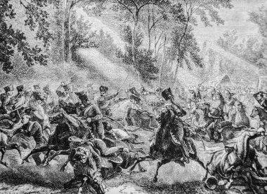 Roquncourt dövüşü, 1804-1832 Fransa Tarihi Henri Martin, Editör Furne 1880