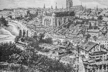 Bern Manzarası, 1832-1867, Fransa Tarihi Henri Martin, Editör Furne 1880