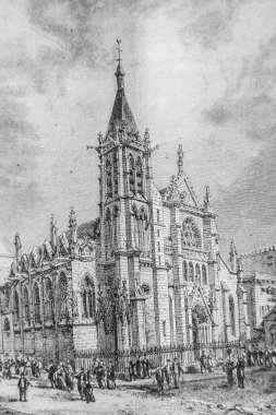 Saint Severin Kilisesi, 1832-1867, Fransa Tarihi Henri Martin, Editör Furne 1880