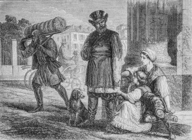 Rusya 'da ekmek tüccarı, Maurice Lachatre' nin yeni ulusal ansiklopedisi, Lbrairie 'nin Docks Yayımcısı, 1870