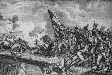 Arcole Savaşı, yeni ulusal ansiklopedi Maurice Lachatre, Docks Yayımcısı, 1870