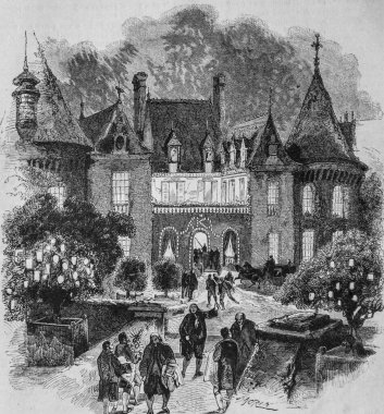 Kerkadeec Parkı, Eclaire A Giorno, Aile Müzesi, Yayımcı CH, Wallut, 1862