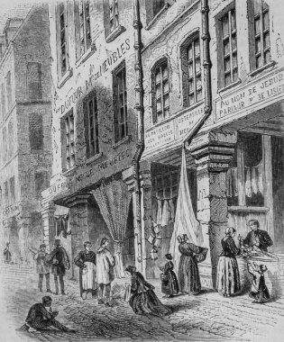 Halles Sütunları, Moliere Beşiği, Aileler Müzesi, Yayımcı CH, Wallut, 1862