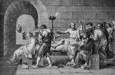 Sokrates 'in Ölümü, resim dükkanı, Yayıncı Edouard Charton, 1860
