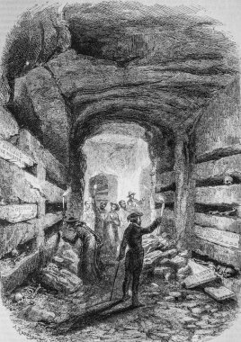 The Catacombe of Rome, the Picoresque store, Editör Edouard Charton, 1860