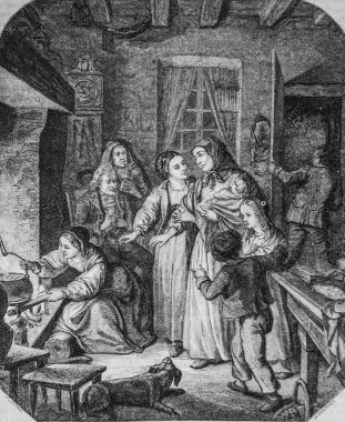 Hastane, resim dükkanı, editör Edouard Charton, 1860