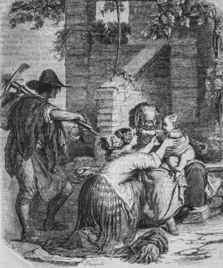 Tarlaların dönüşü, resimli dergi, editör Edouard Charton, 1860