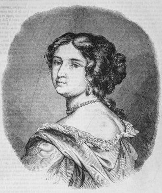 Madame de Maintenon, resim dükkanı, editör Edouard Charton, 1860