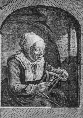 Gerard Dow 'un annesi, resimli dergi, editör Edouard Charton, 1860