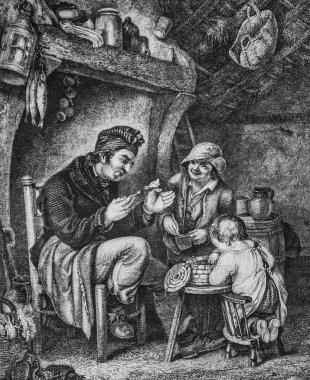 Bir yetim, resimli dergi, editör Edouard Charton, 1860