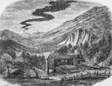 Vosges geleneği, resimli dergi, editör Edouard Charton, 1860