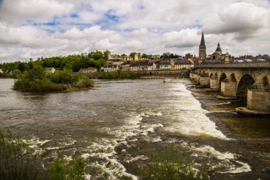 charite sur loire in nievre in bourgogne