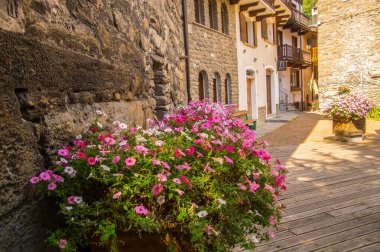 İtalya 'da, Val Aoste' de bir kürsü.