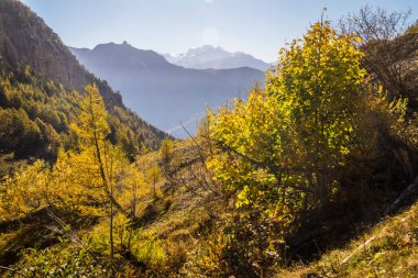 İsviçre 'deki Valais Dağı