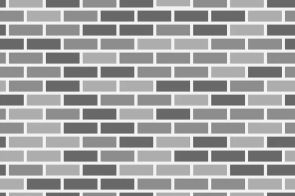 Безшовний Візерунок Текстури Сірої Цегляної Стіни Векторні Ілюстрації — стоковий вектор