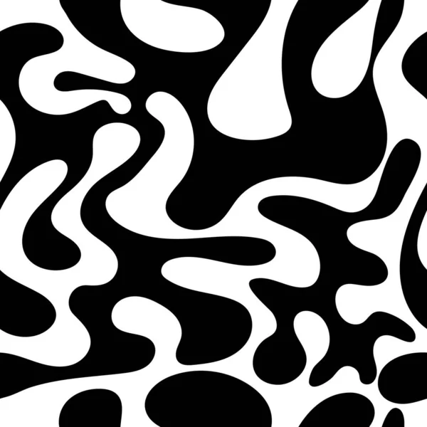 stock vector Abstract optical illusion seamless pattern vector illustration in black and white