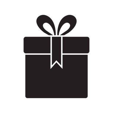 Simgesel Kara Hediye Kutusu