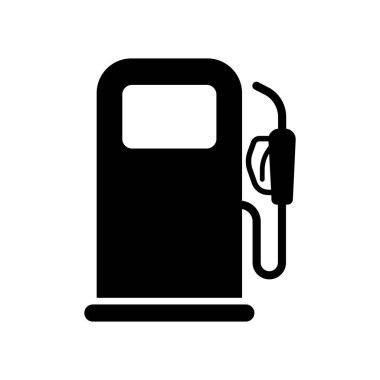 Gas pump station icon