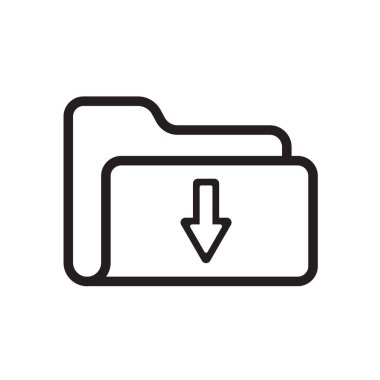 Dijital indirme dizinleri için veri aktarım simgesi