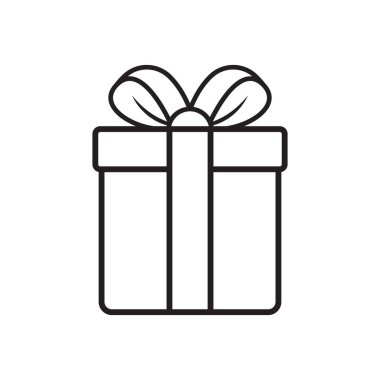 Kurdele İllüstrasyonlu Basit Hediye Kutusu