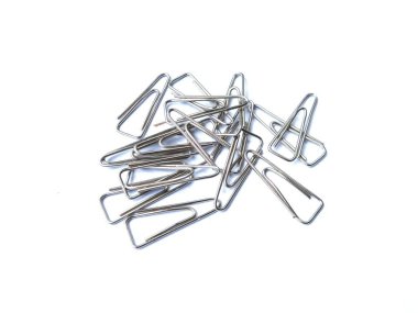 paper clip with isolated white background