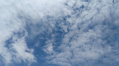 blue sky and clouds suitable for background or wallpaper