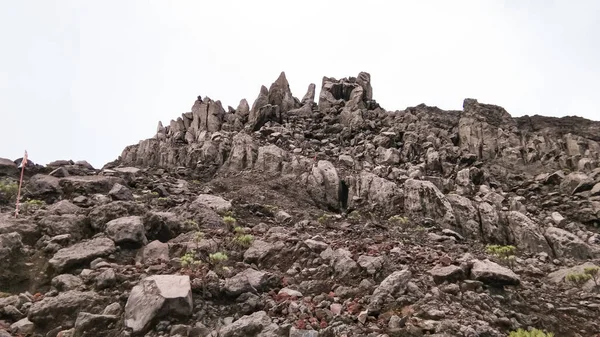 Vista Cima Montaña Con Rocas Increíbles — Foto de Stock