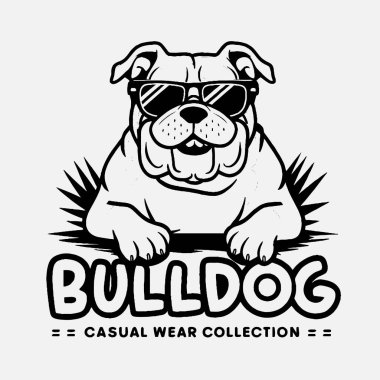 havalı köpek t-shirt tasarımı vektör çizimi