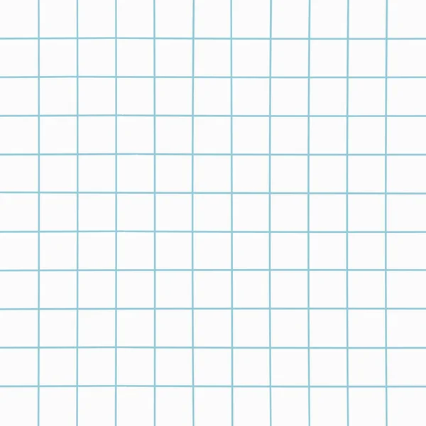 手描きの正方形の紙シート セルパターンの空白のペーパーテンプレート ベクターイラスト — ストックベクタ