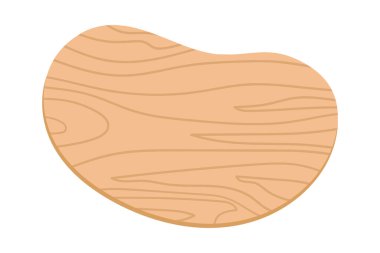 Pürüzsüz ahşap kalas. Ahşap bir maddenin el çizimi taklidi. Vektör illüstrasyonu