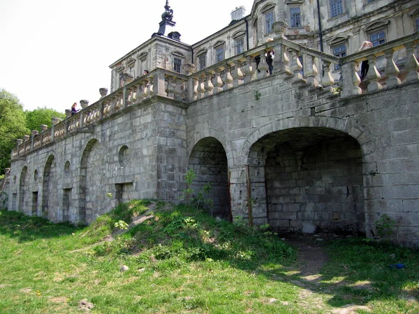 Старий Кам Яний Замок Місті — стокове фото