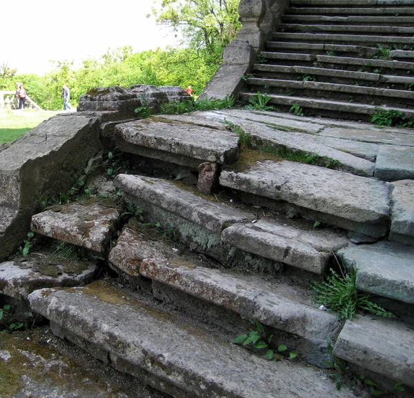 Escaleras Piedra Parque —  Fotos de Stock