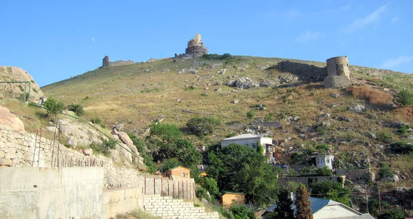 古代要塞の旧市街の街の眺め — ストック写真
